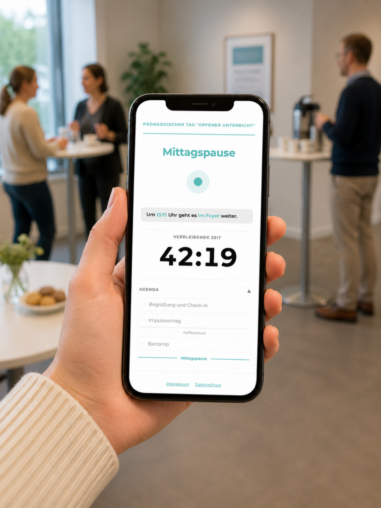 Live-Info Tool Mobilansicht 1