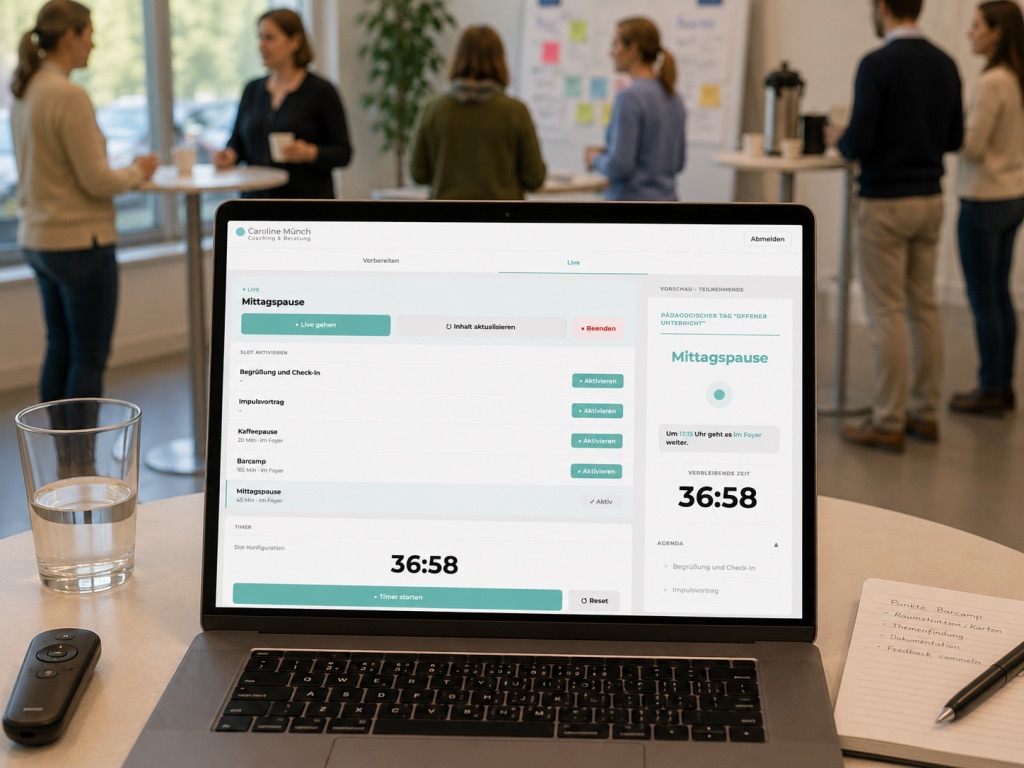 Live-Info Tool Laptop Ansicht