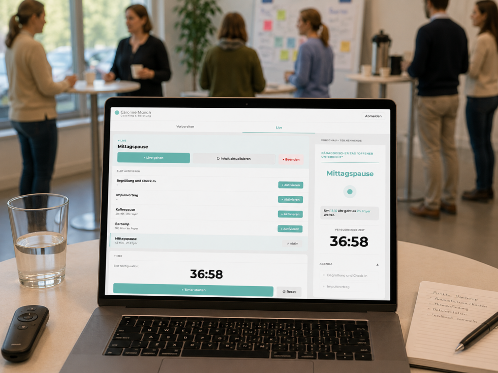 Live-Info Tool Laptop Ansicht
